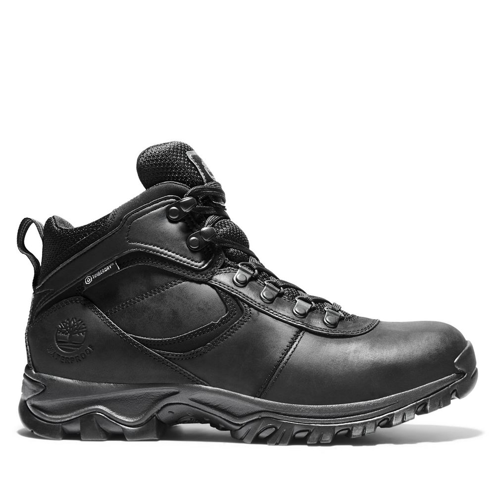 Bocanci De Drumeție Timberland Barbati Negrii - Mt. Maddsen Mid Waterproof - Romania - NMPVEL462